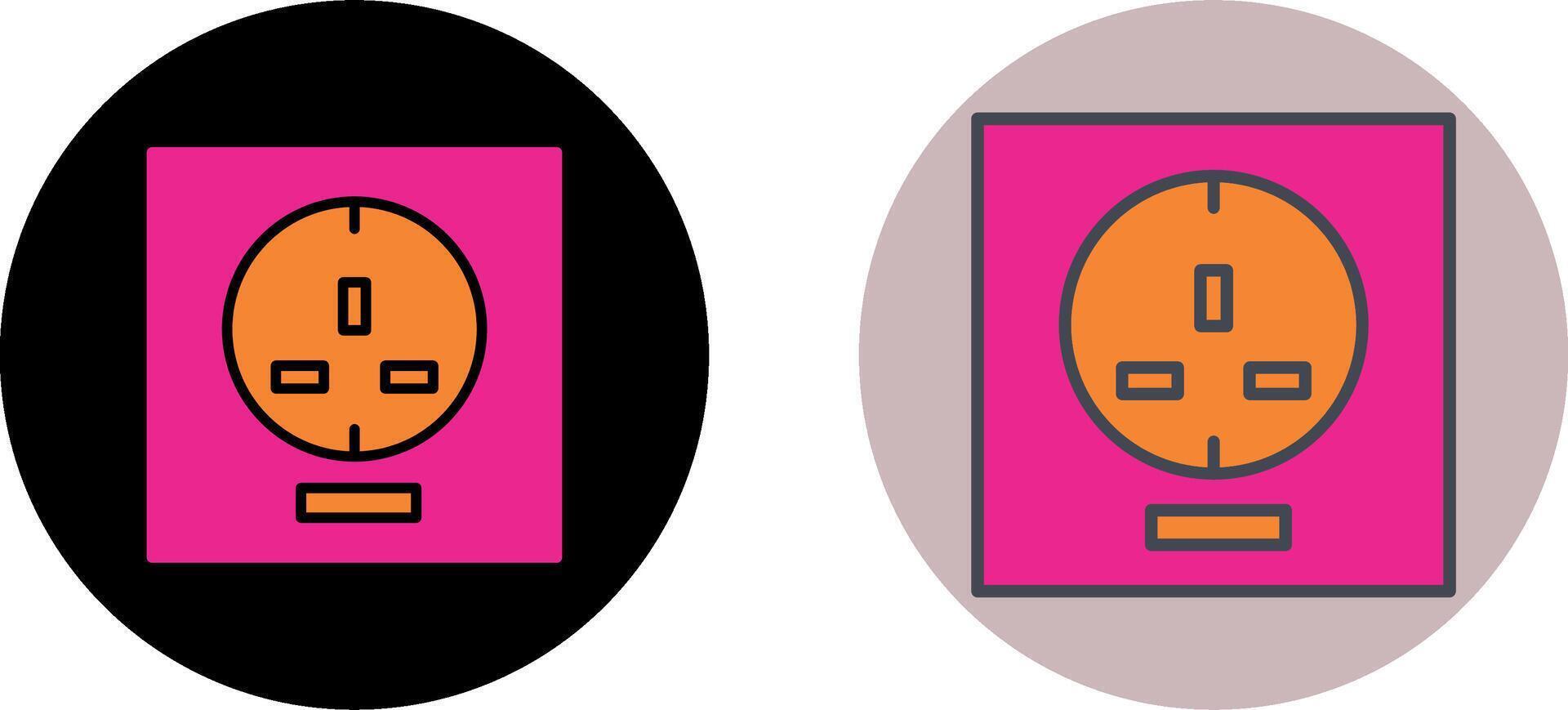 Socket Icon Design vector