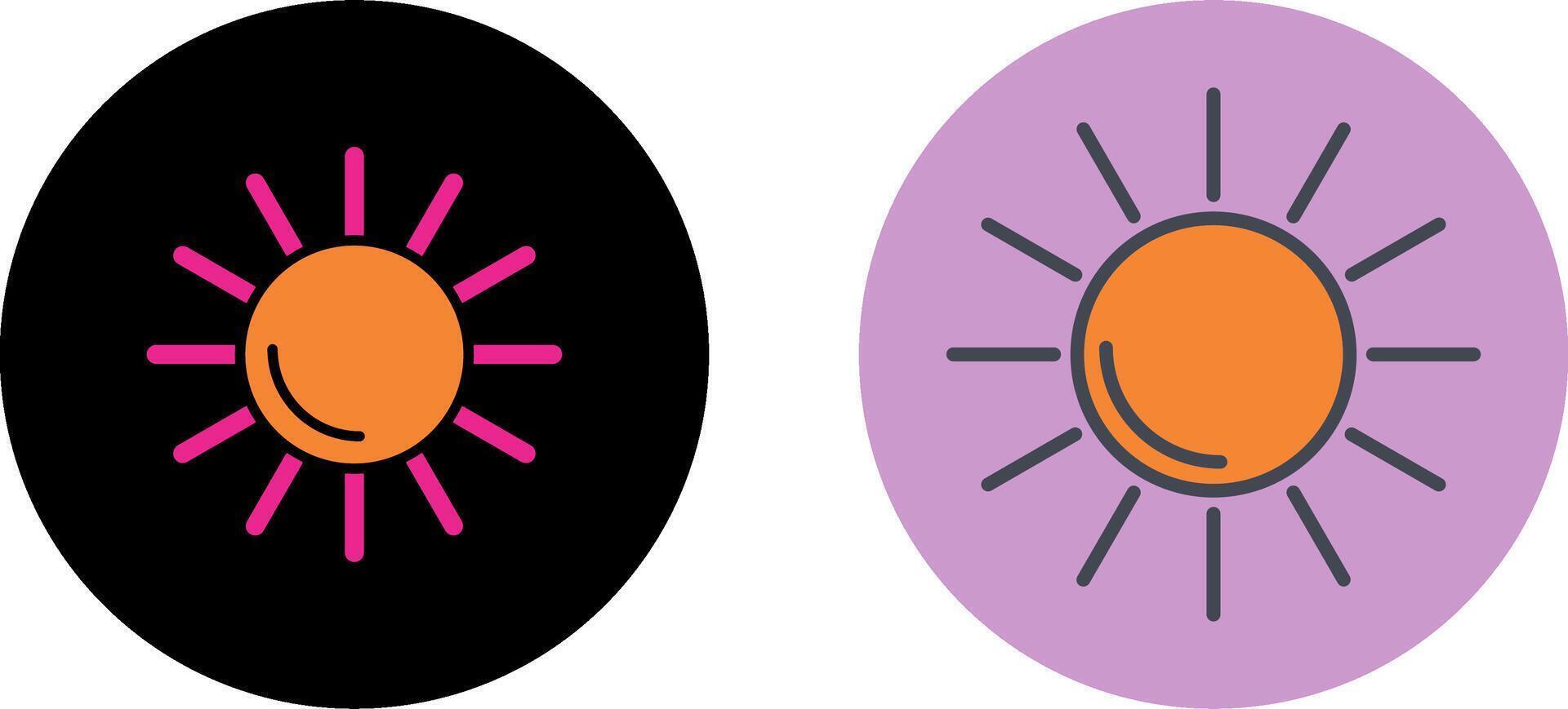 Sun Icon Design vector