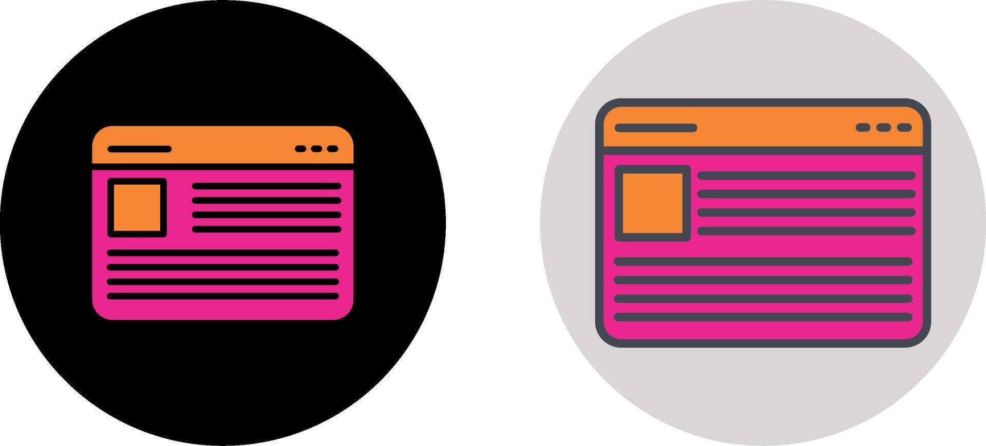 Blogging Services Icon Design vector