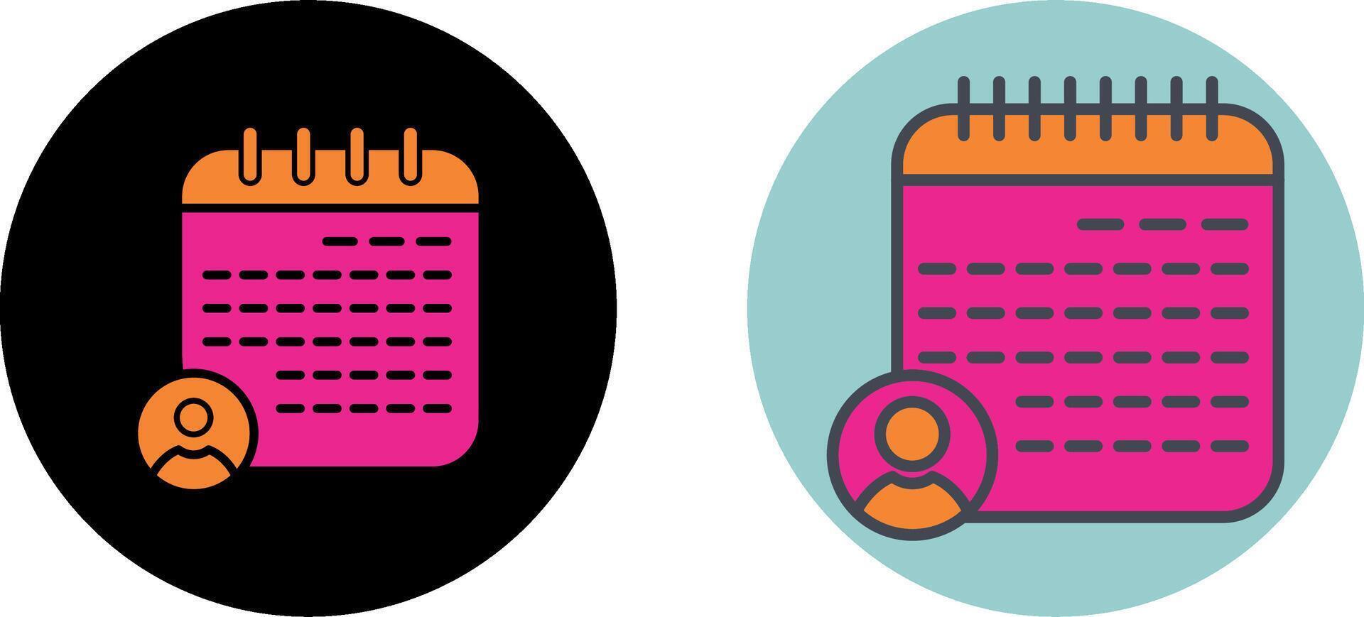 Event Management Icon Design vector