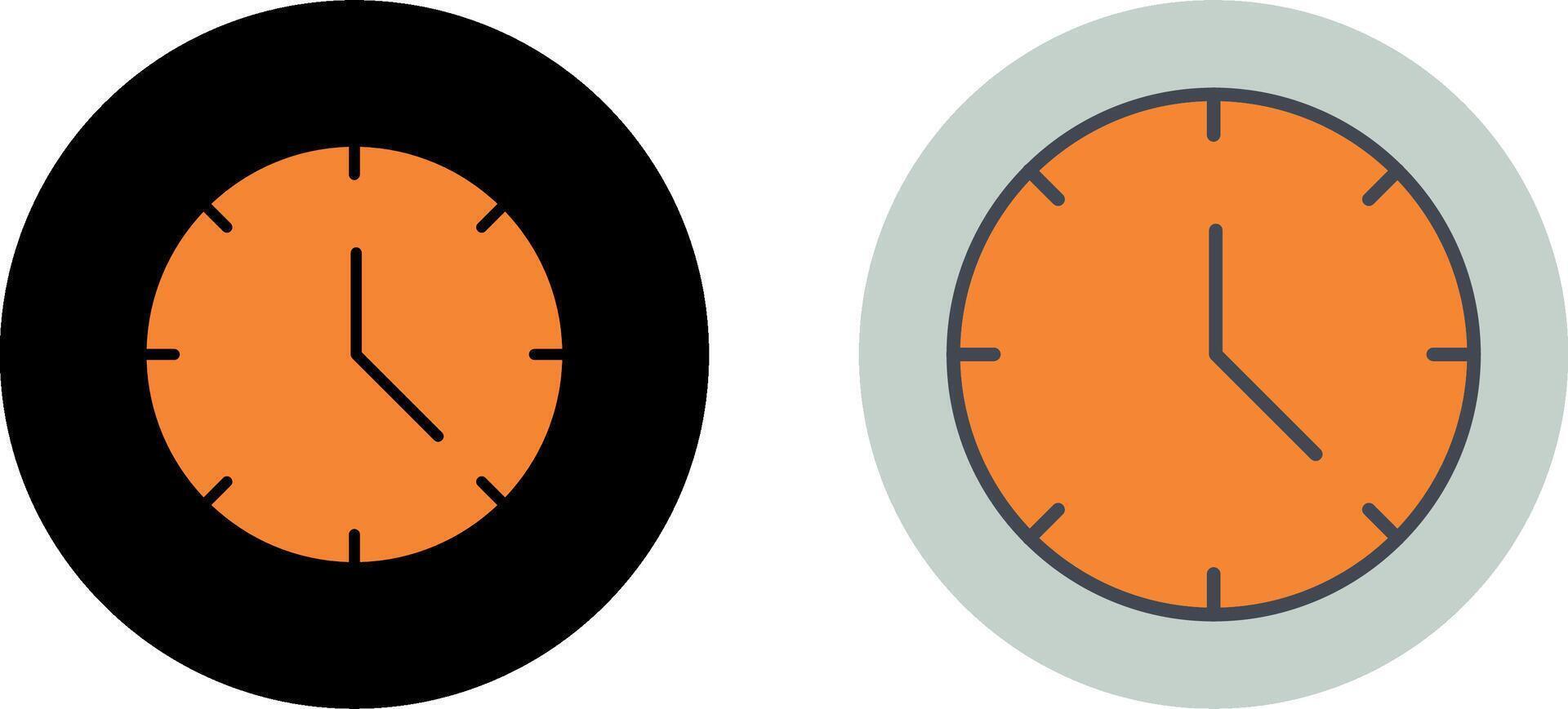 Clock Icon Design vector