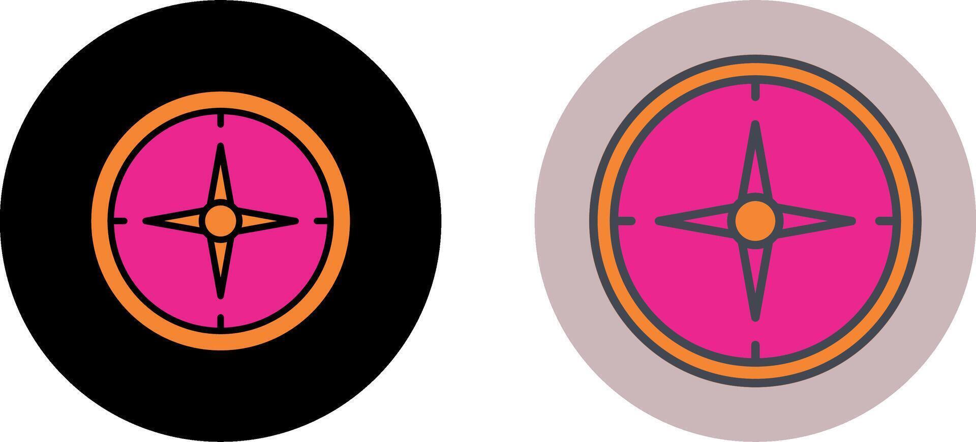 Compass Icon Design vector