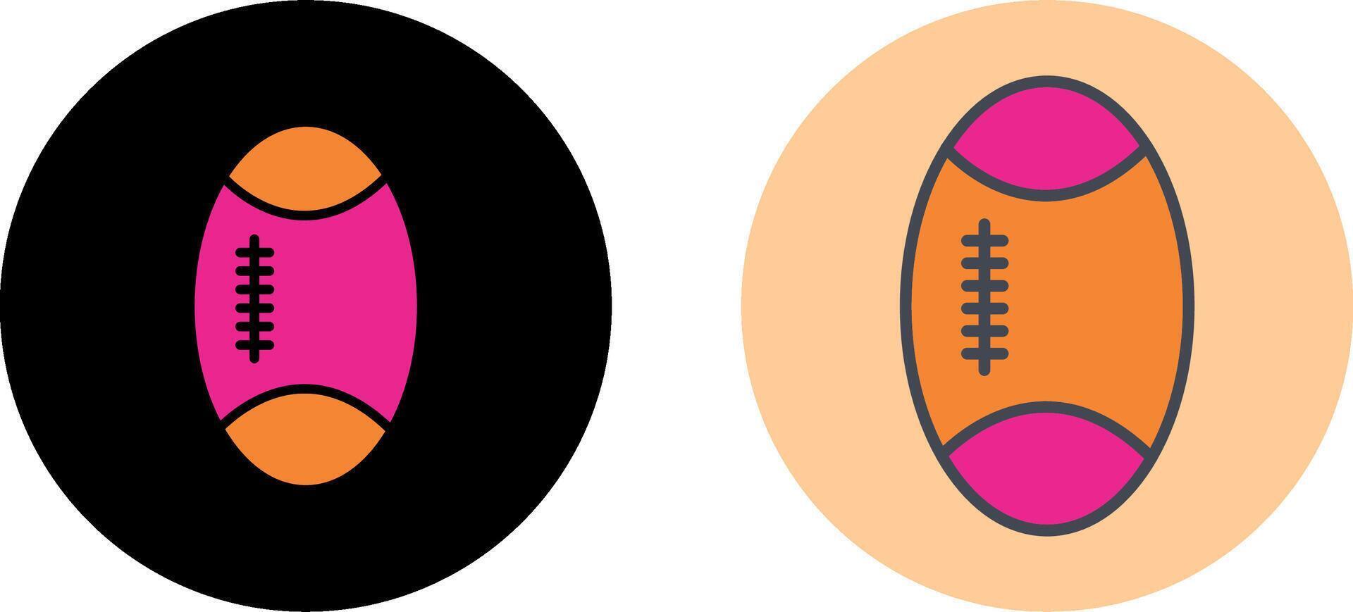 Rugby Icon Design vector