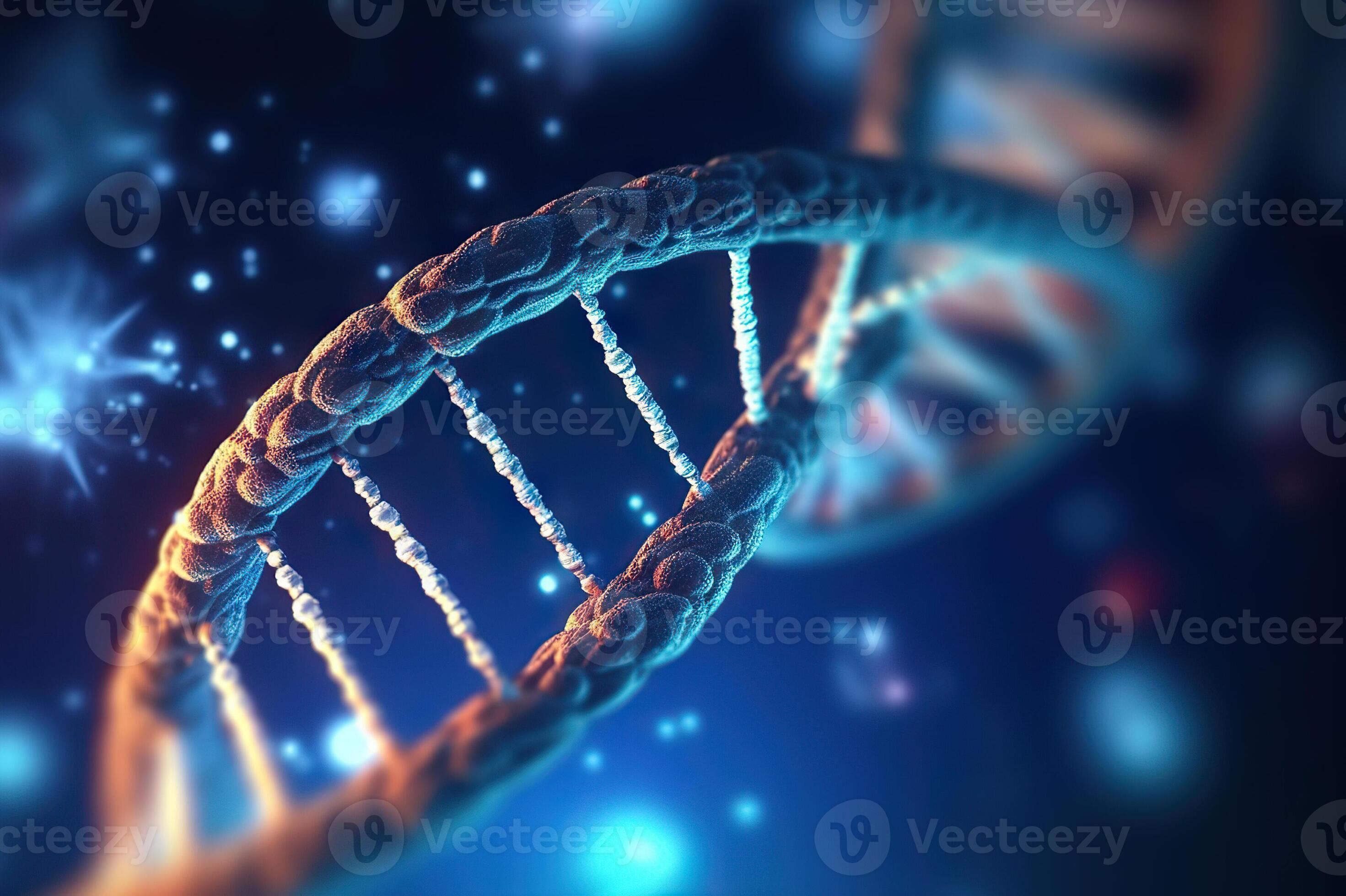 AI generated Unraveling the Secrets Captivating DNA Helix Unveiled in
