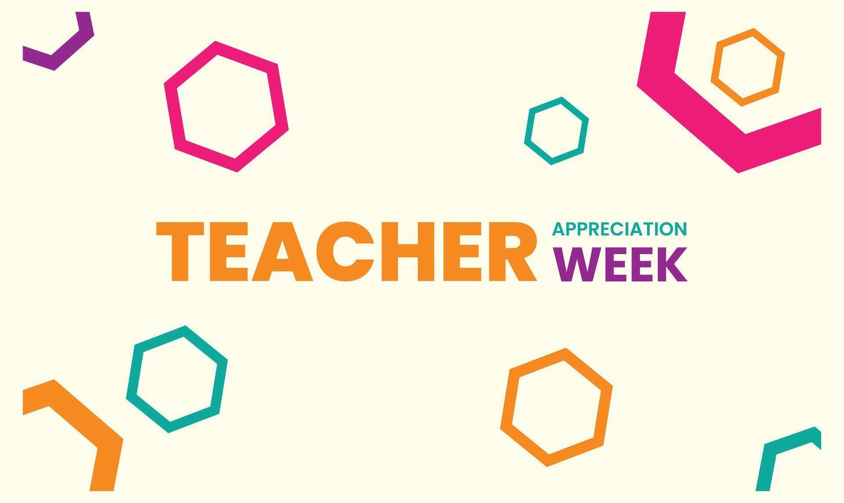 profesor apreciación semana brillante estrellas honrando profesores durante vector