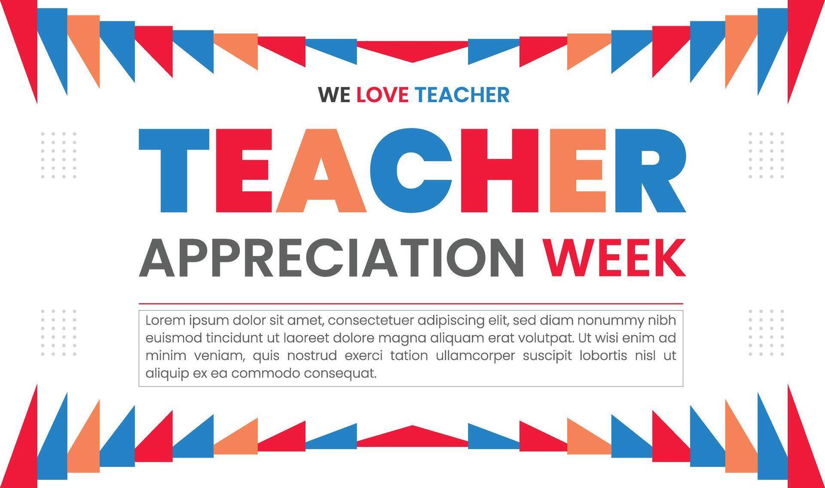 Teacher Appreciation Week Gratitude in Education Recognizing Teachers This vector