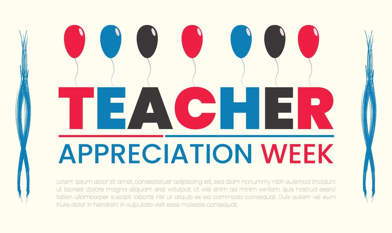 Teacher Appreciation Week Gratitude in Education Recognizing Teachers This vector