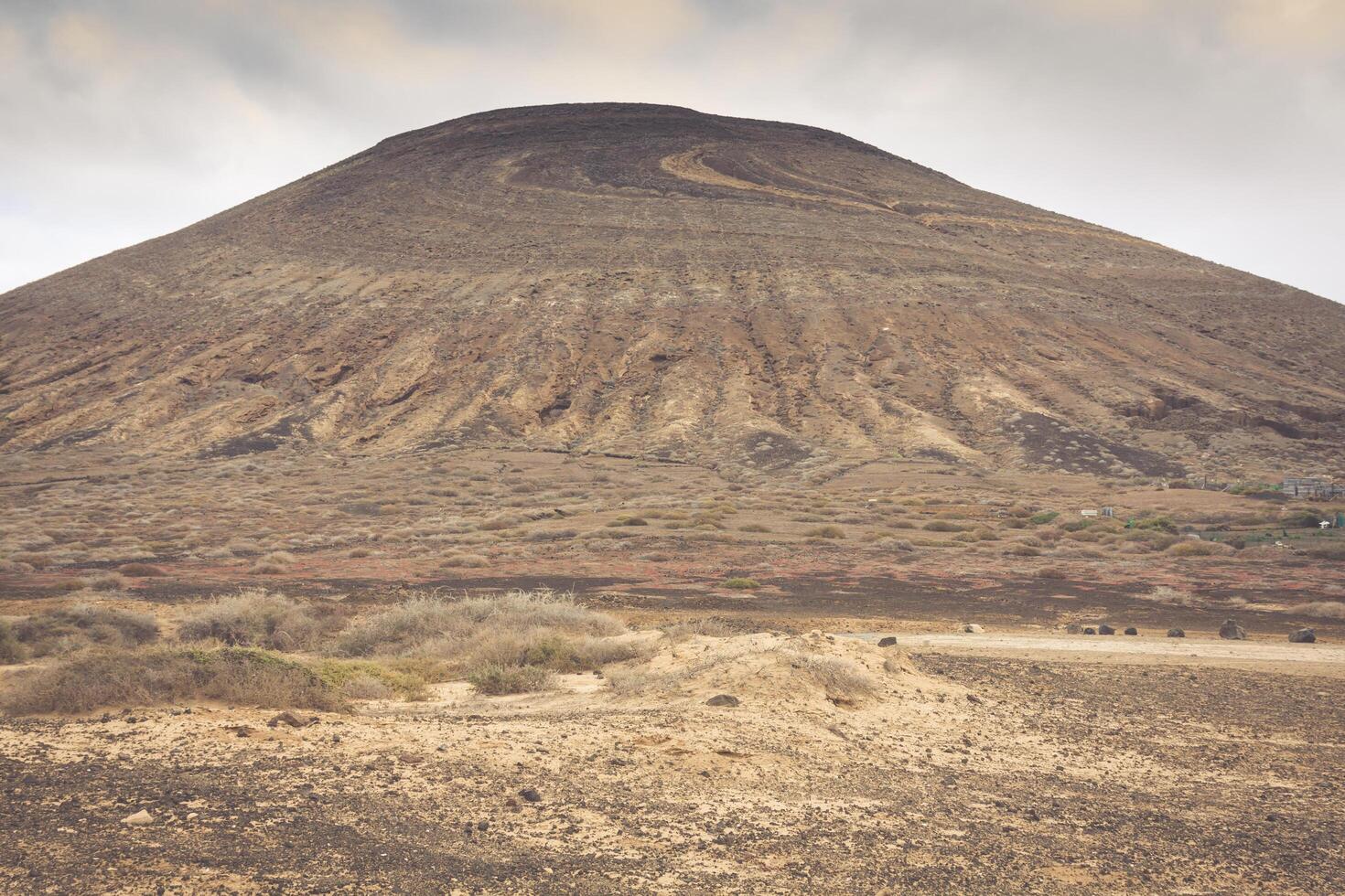 Volcano at La Graciosa, Canary Islands, Spain. photo