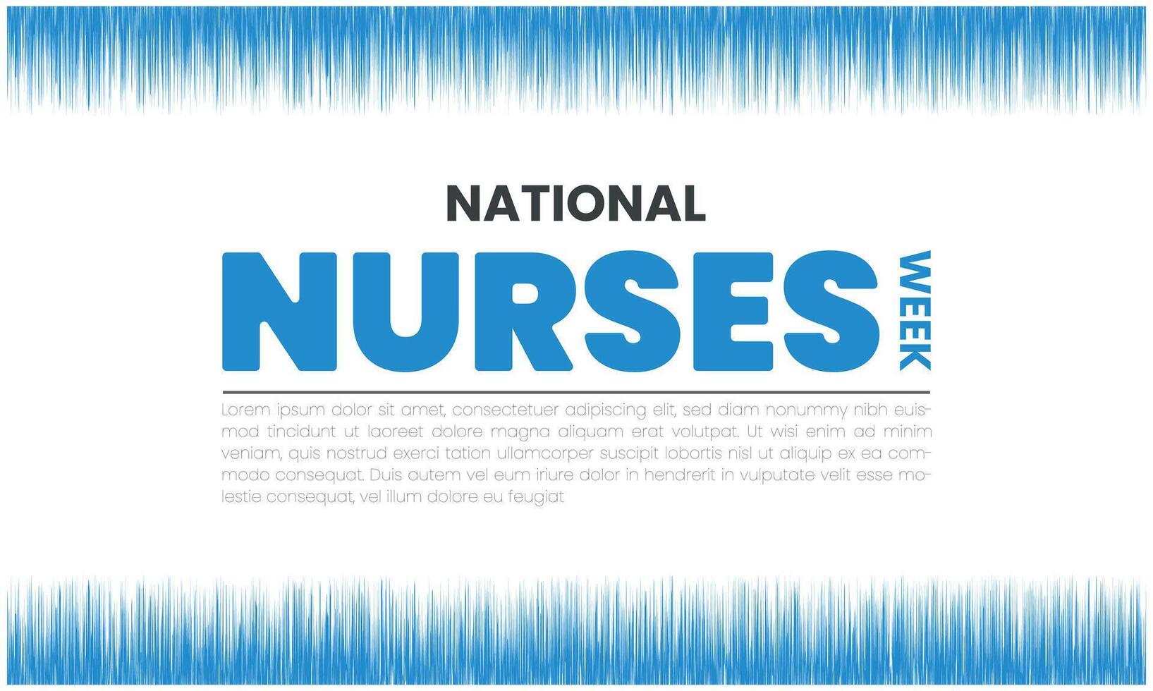National Nurses Week Compassion in Action Embracing vector