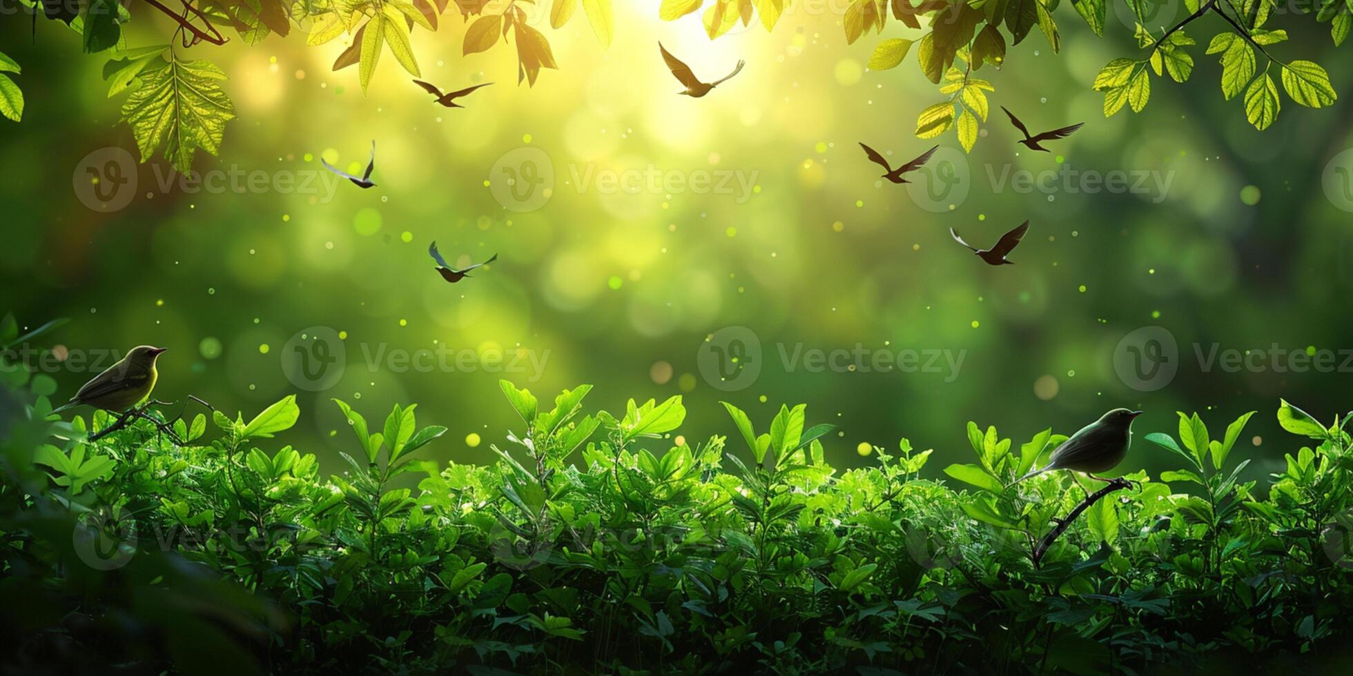 AI generated Background, banner, postcard for World Environment Day, photo