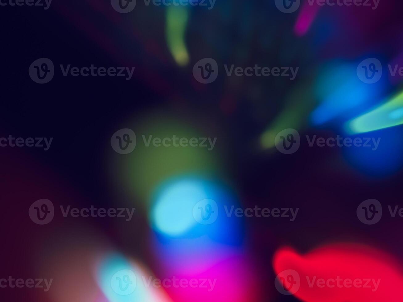 Blurred lights at night party for abstract background. photo