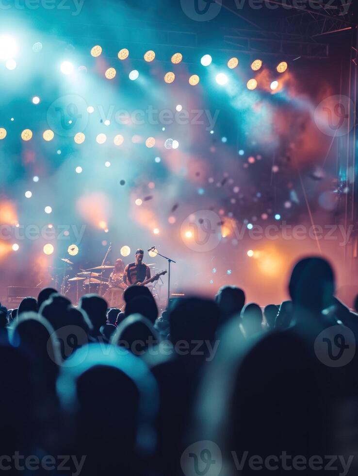 AI generated Music festival or concert photo