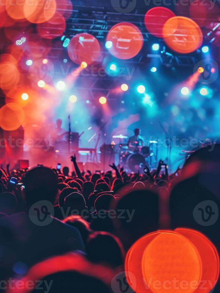 AI generated Music festival or concert photo