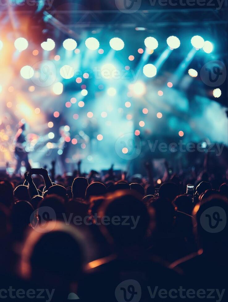 AI generated Music festival or concert photo