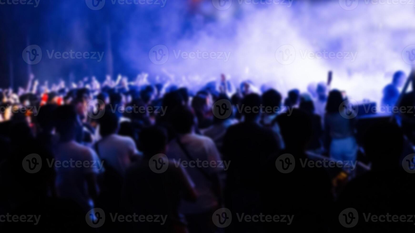 grupo de personas teniendo divertido a música concierto foto