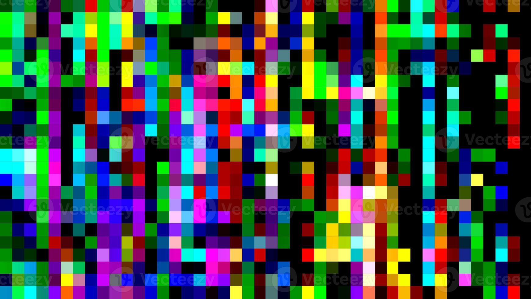 Abstract glitch pixel background. photo