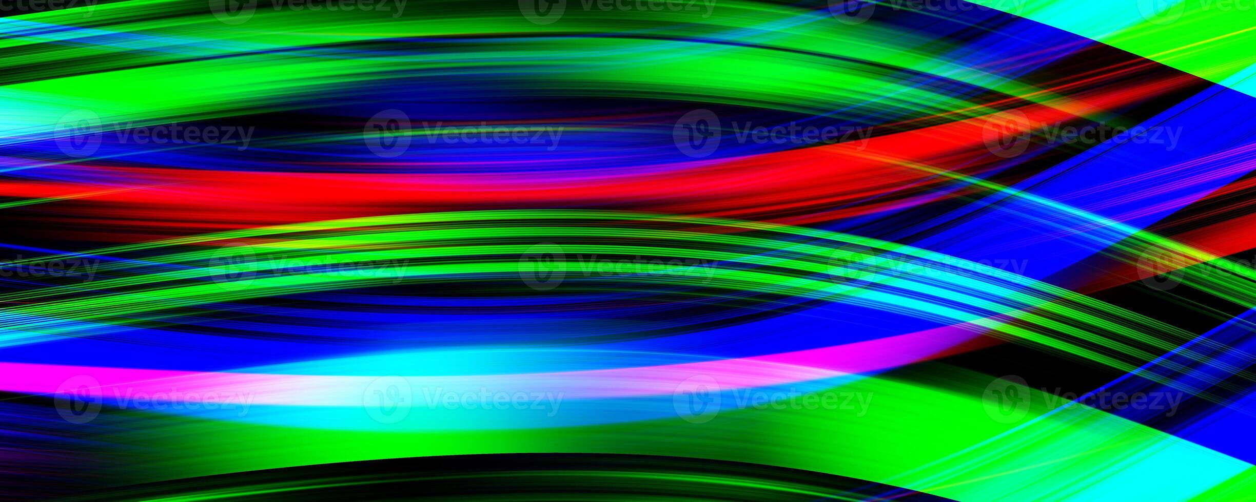 Abstract lighting,Motion blur,RGB color. photo