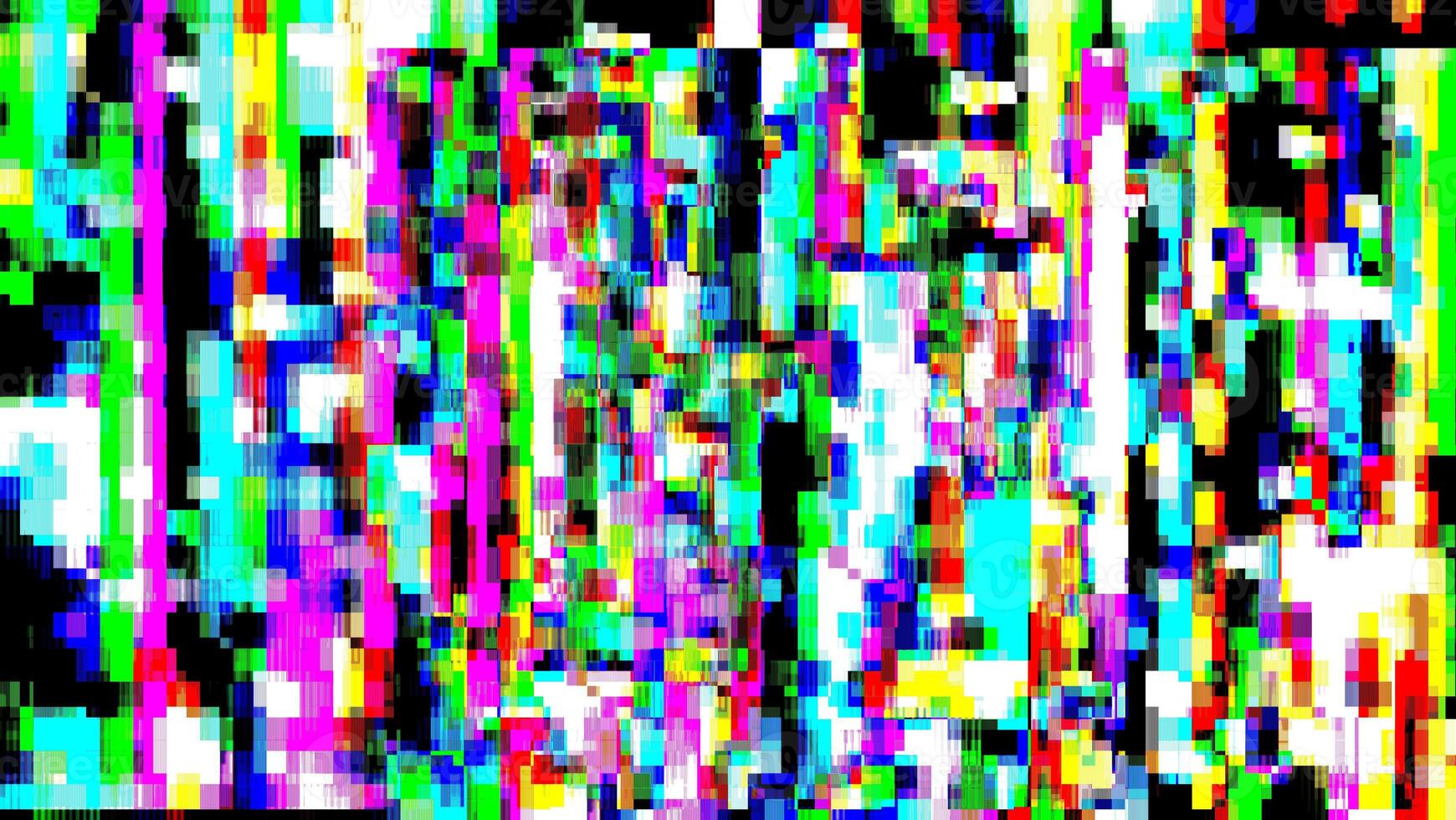 Abstract glitch pixel background. photo