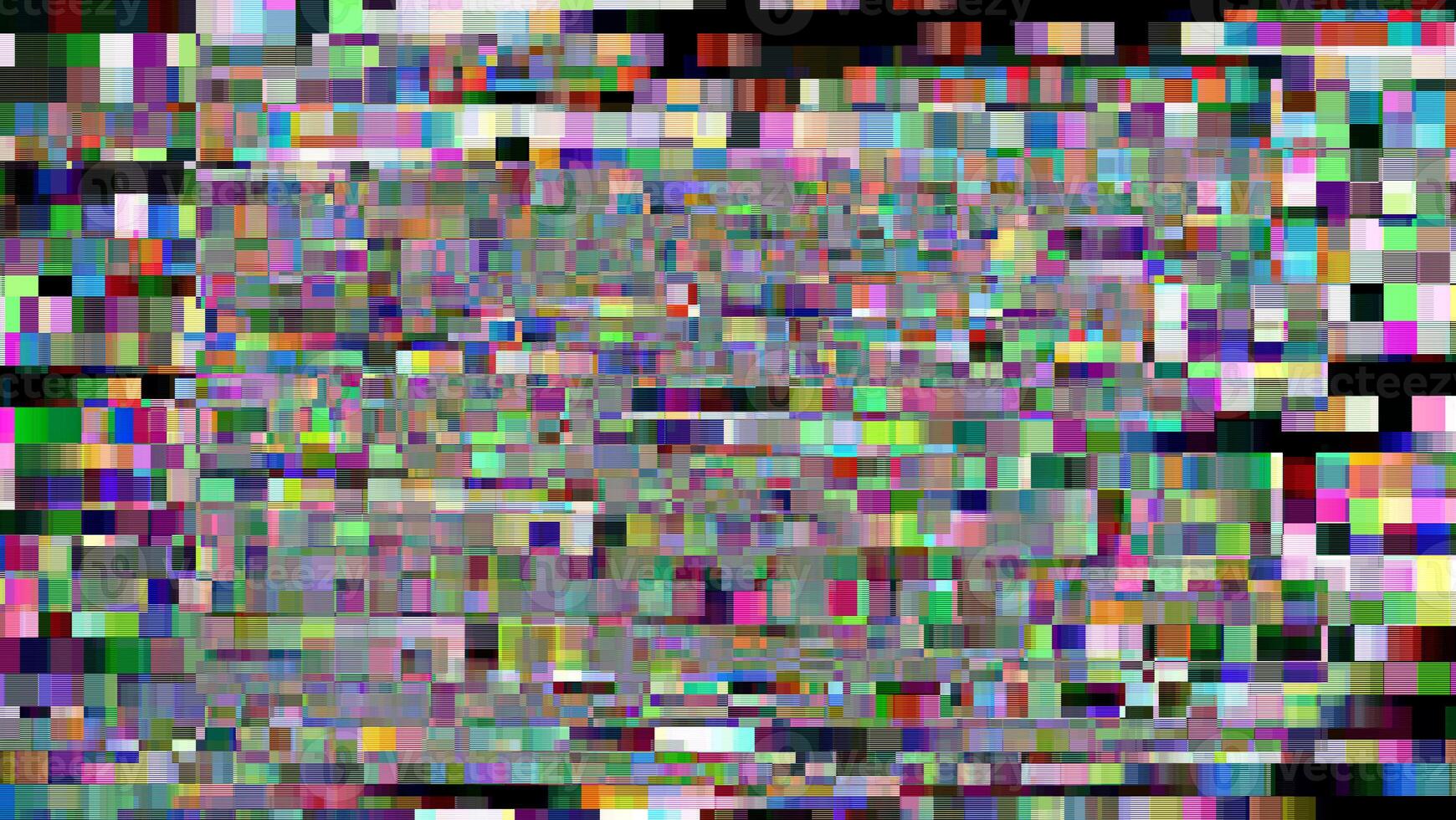 Abstract glitch pixel background. photo