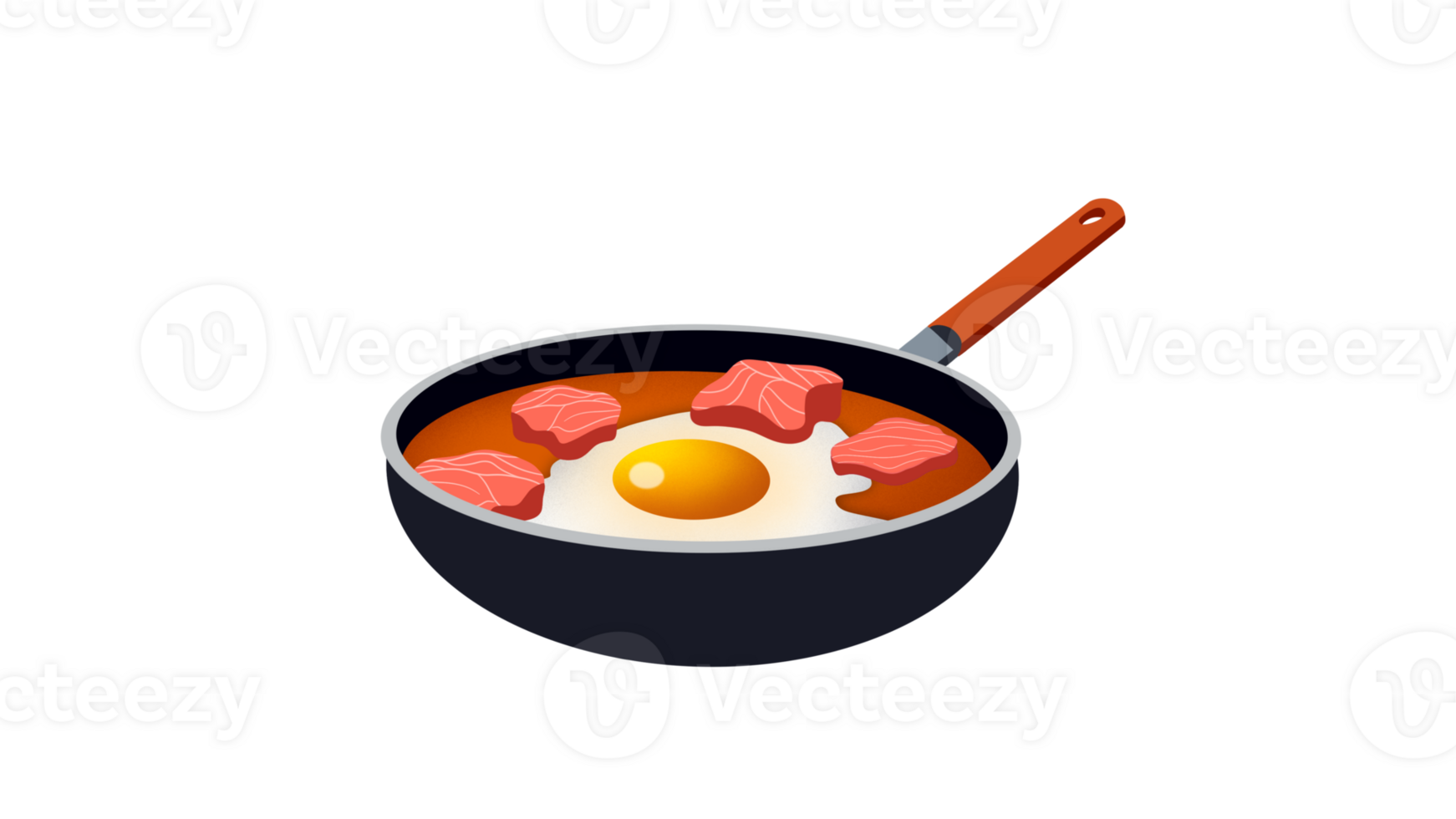 steak and eggs in a cast iron pan, Steak pan frying and cooking, chicken noodle soup ramen with egg, various cast iron pan skillets with meat, eggs and vegetables png