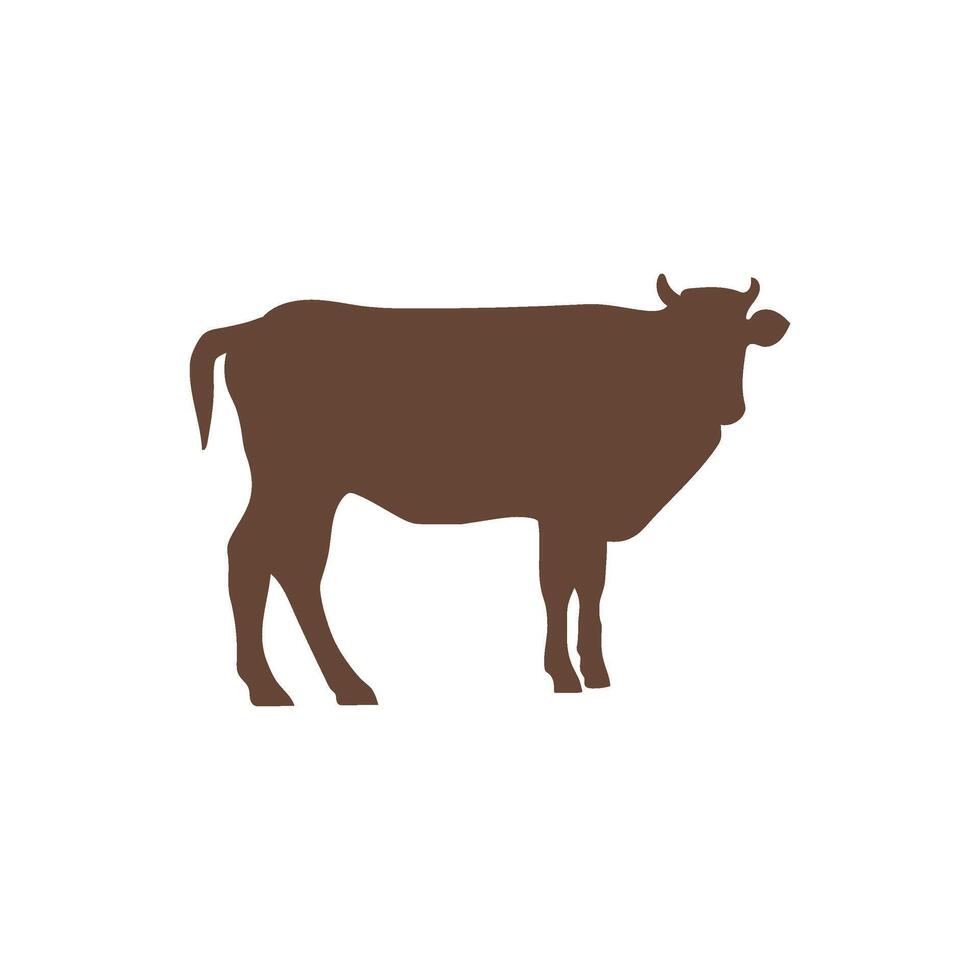 Eid Al-Adha Sacrifice Animal Silhouette vector