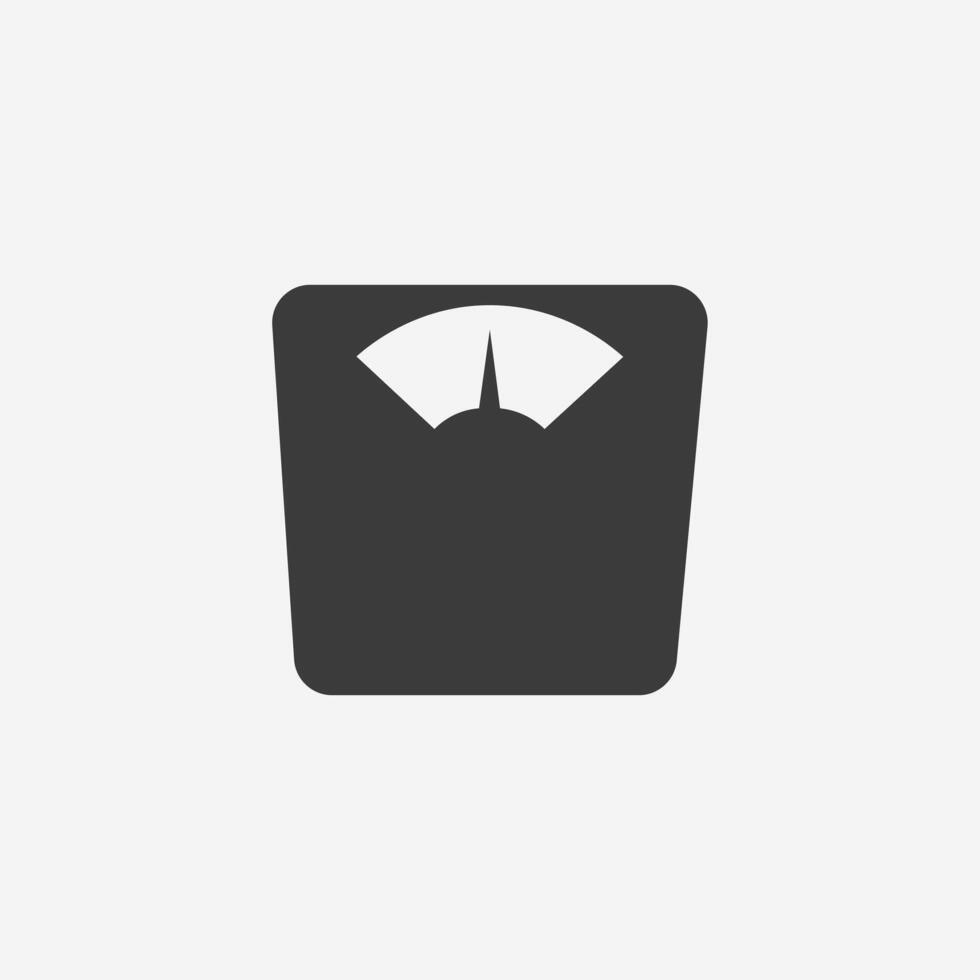 scale weight measure icon isolated symbol sign vector