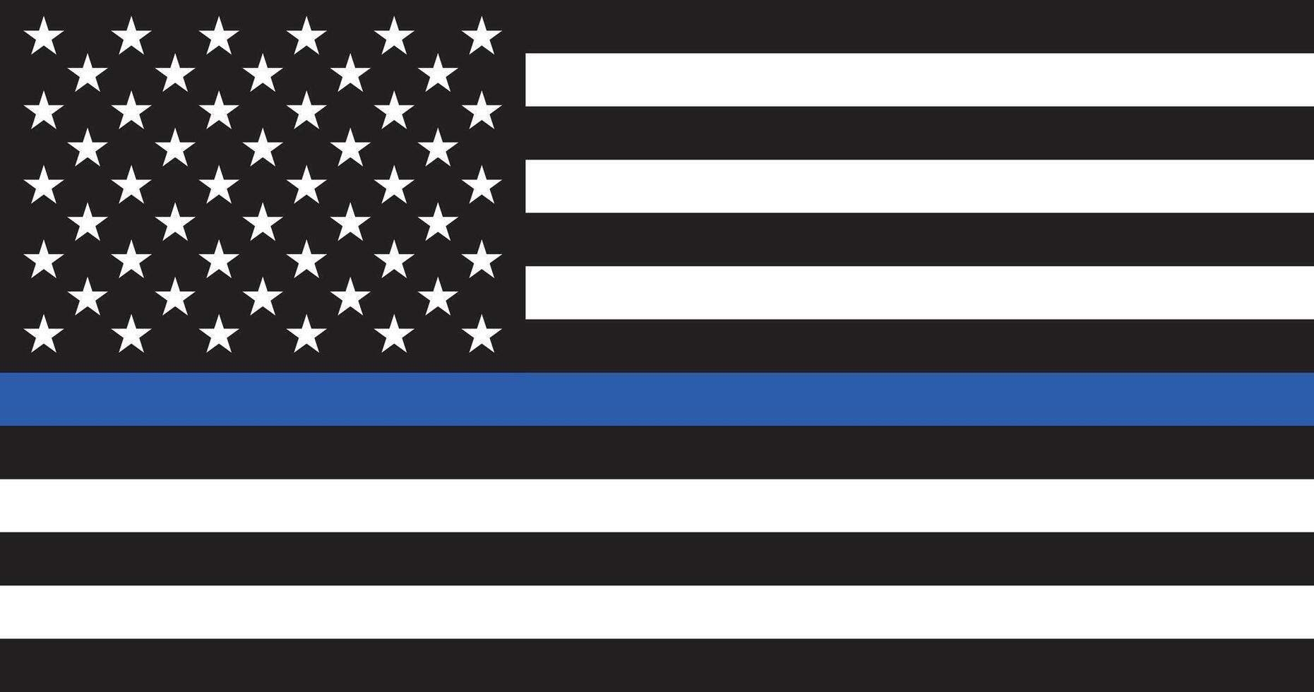 americano bandera - bandera de el unido estados de America - orgulloso patrocinador de el azul línea vector