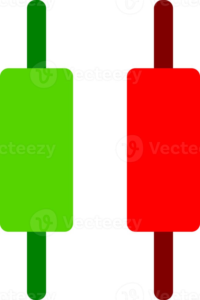 Candlestick chart graph icon png