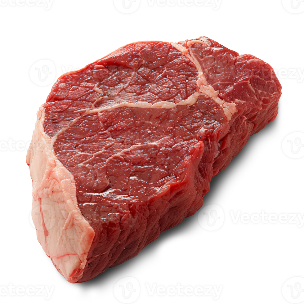 Raw Beef Steak and Meat on transparency Background Isolated Gourmet Meal png