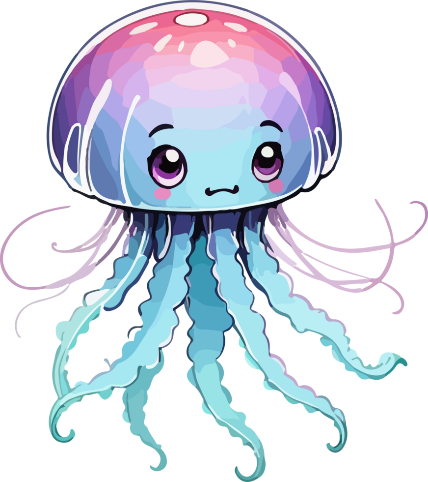 Jellyfish Cartoon Clip Art png