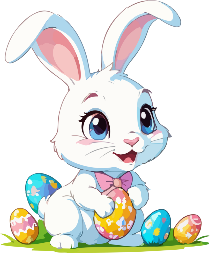 Easter Rabbit Cartoon Mascot png