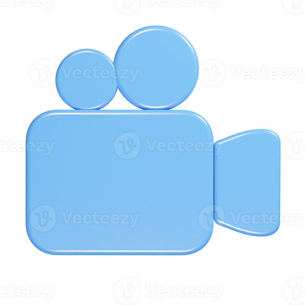 Cemera icon 3d render illustration png