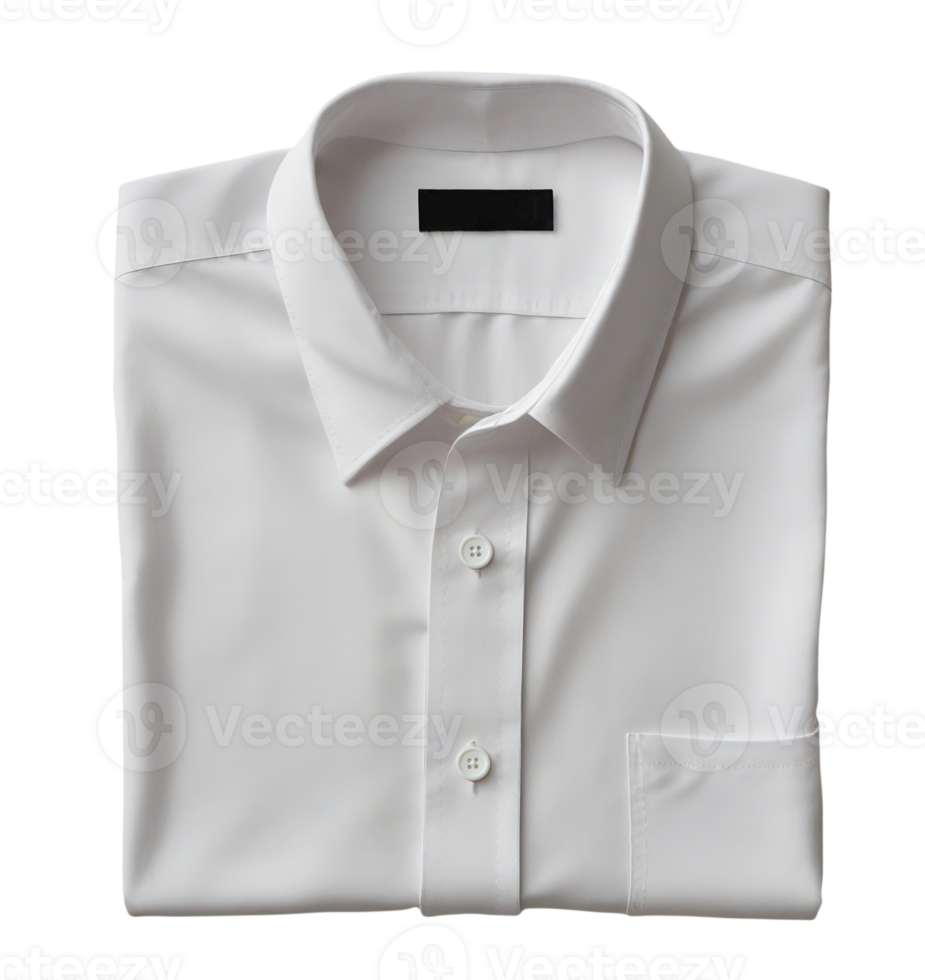 white shirt mockup. Clear Mockup of realistic shirt.on isolated background png