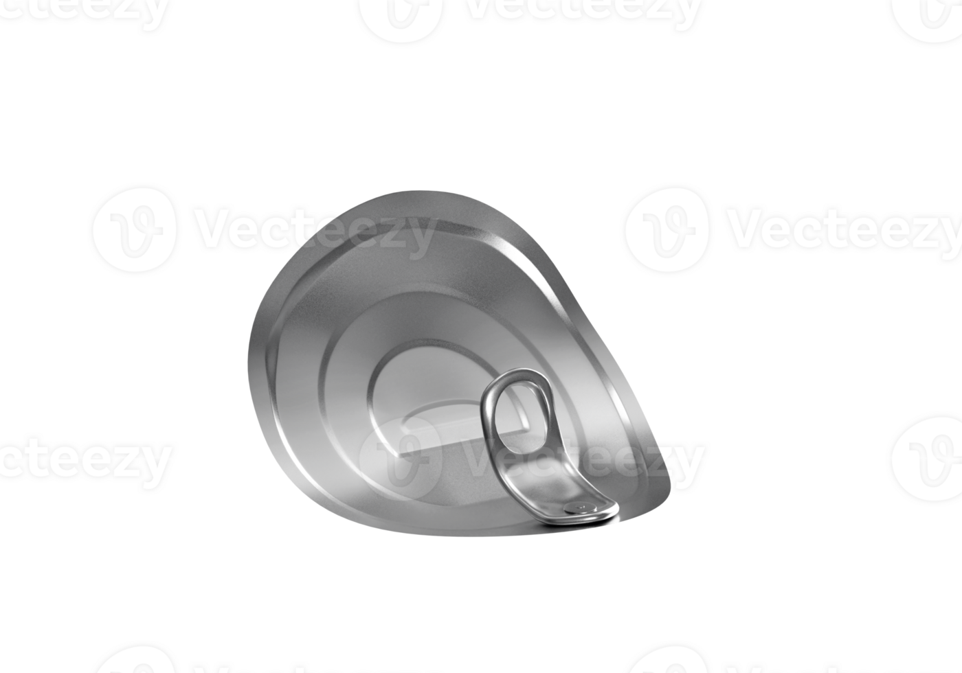 tin can, lid with open lock, transparent background png
