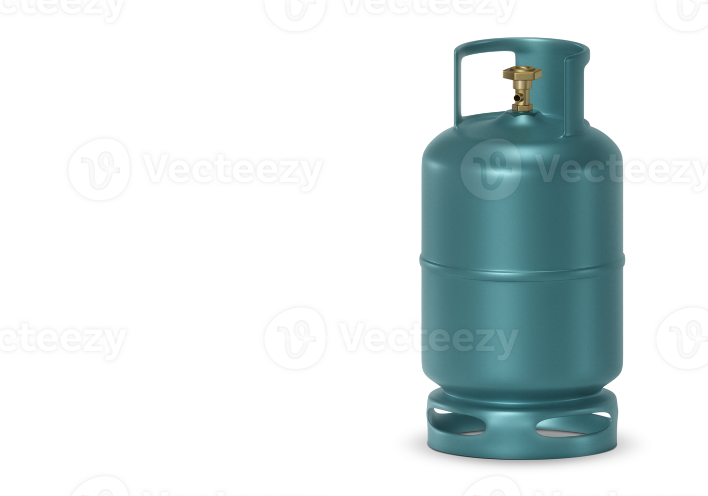 Green gas tanks, transparent background png