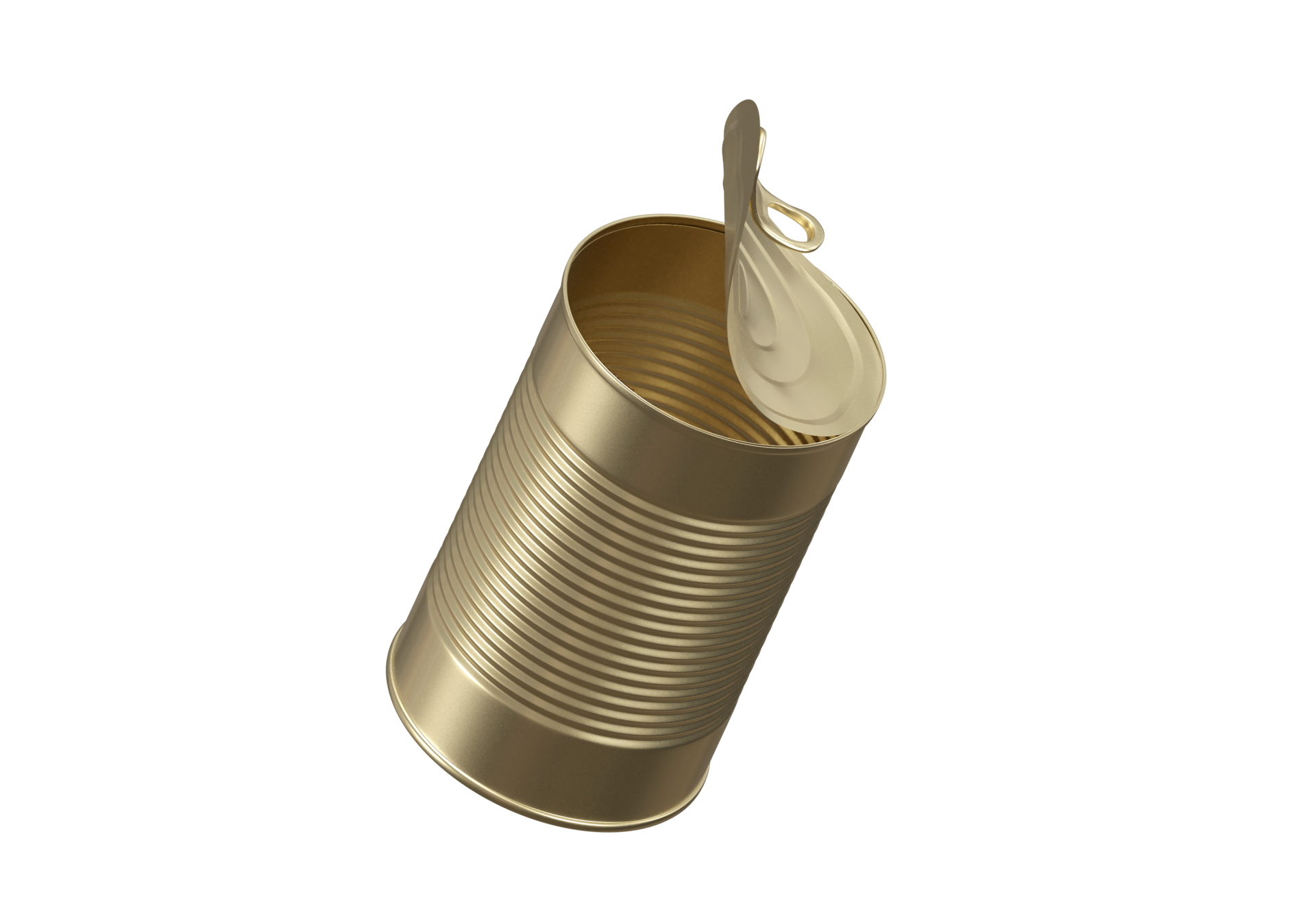 tin can, lid with open lock, transparent background 43102546 PNG