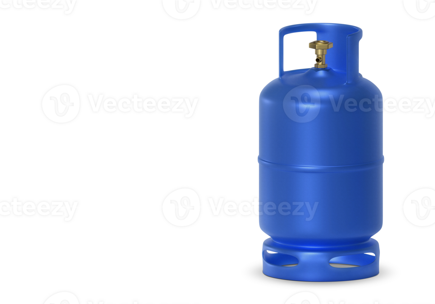Blue gas tanks, transparent background png
