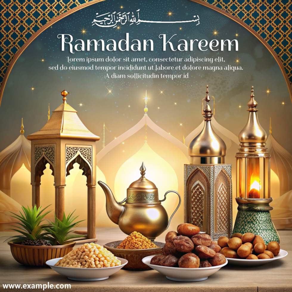 Ramadan Kareem Social Media Template psd