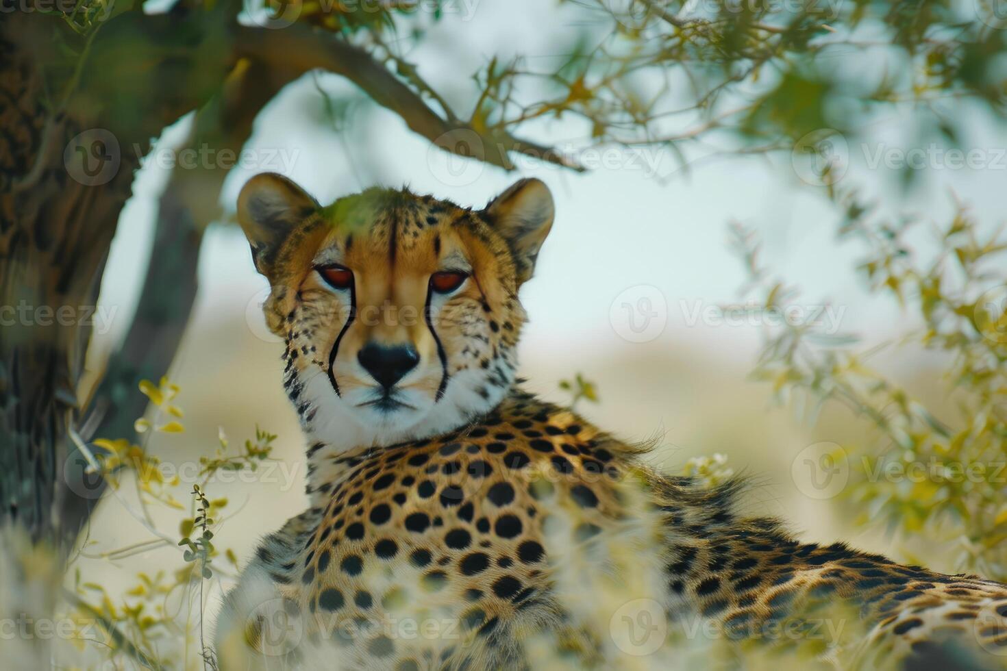 ai generado un leopardo foto