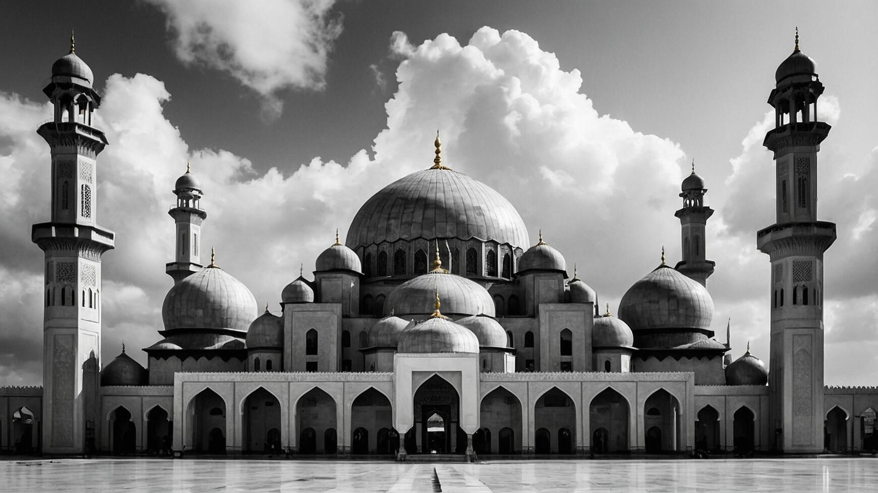 AI generated Beautiful Ramadan Moment photo