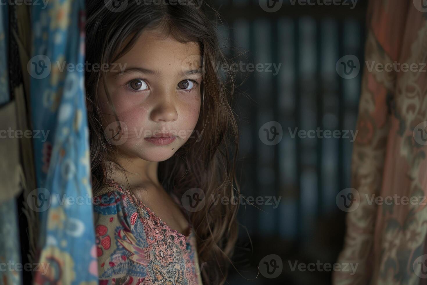 ai generado orfanato niño, un oferta retrato de Resiliencia y esperanza, el viaje de niños en necesitar de cuidado y apoyo, brillante un ligero en su fuerza y potencial en medio de adversidad. foto