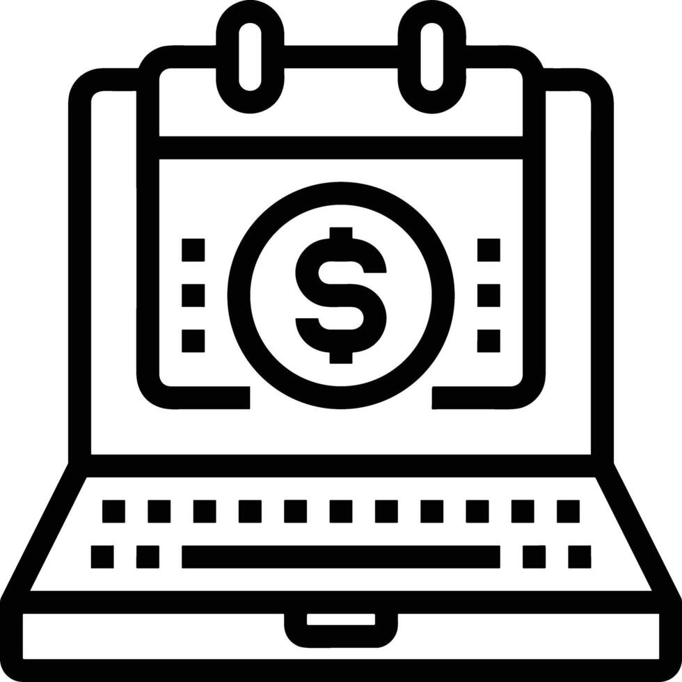 Calendar icon symbol image for schedule or appointment vector