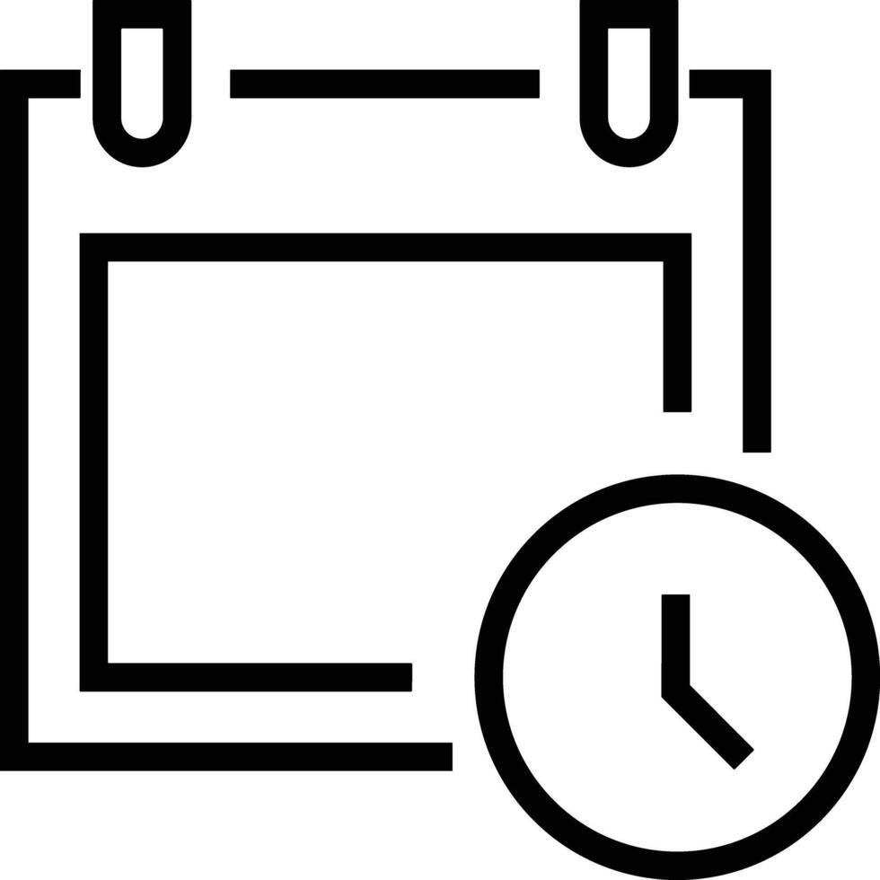 Calendar icon symbol image for schedule or appointment vector