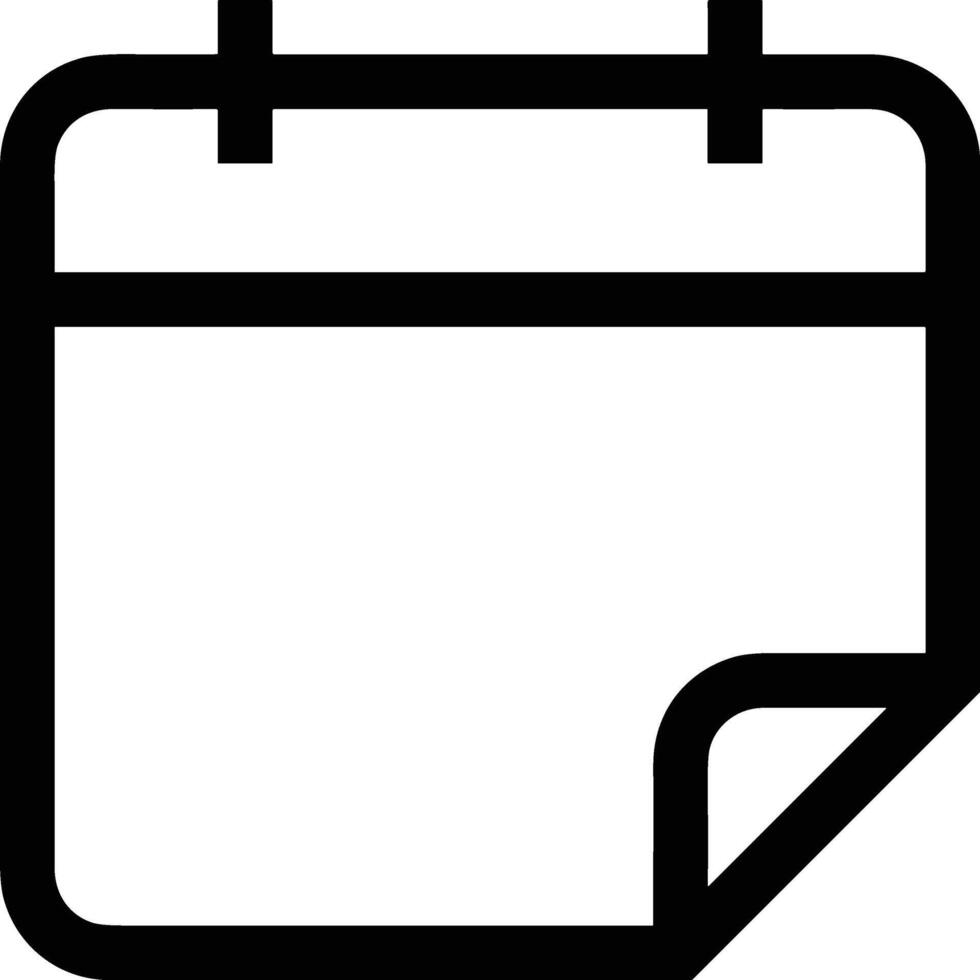 Calendar icon symbol image for schedule or appointment vector