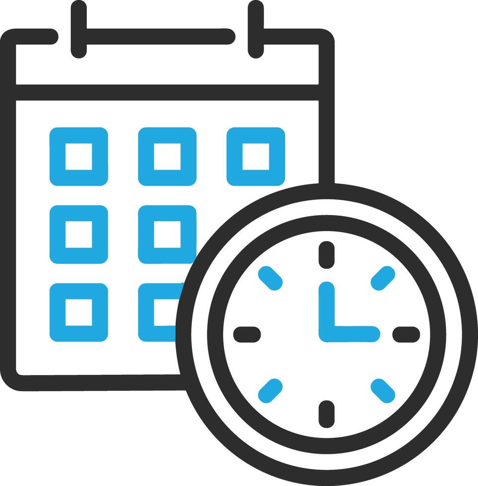 Calendar icon symbol image for schedule or appointment vector