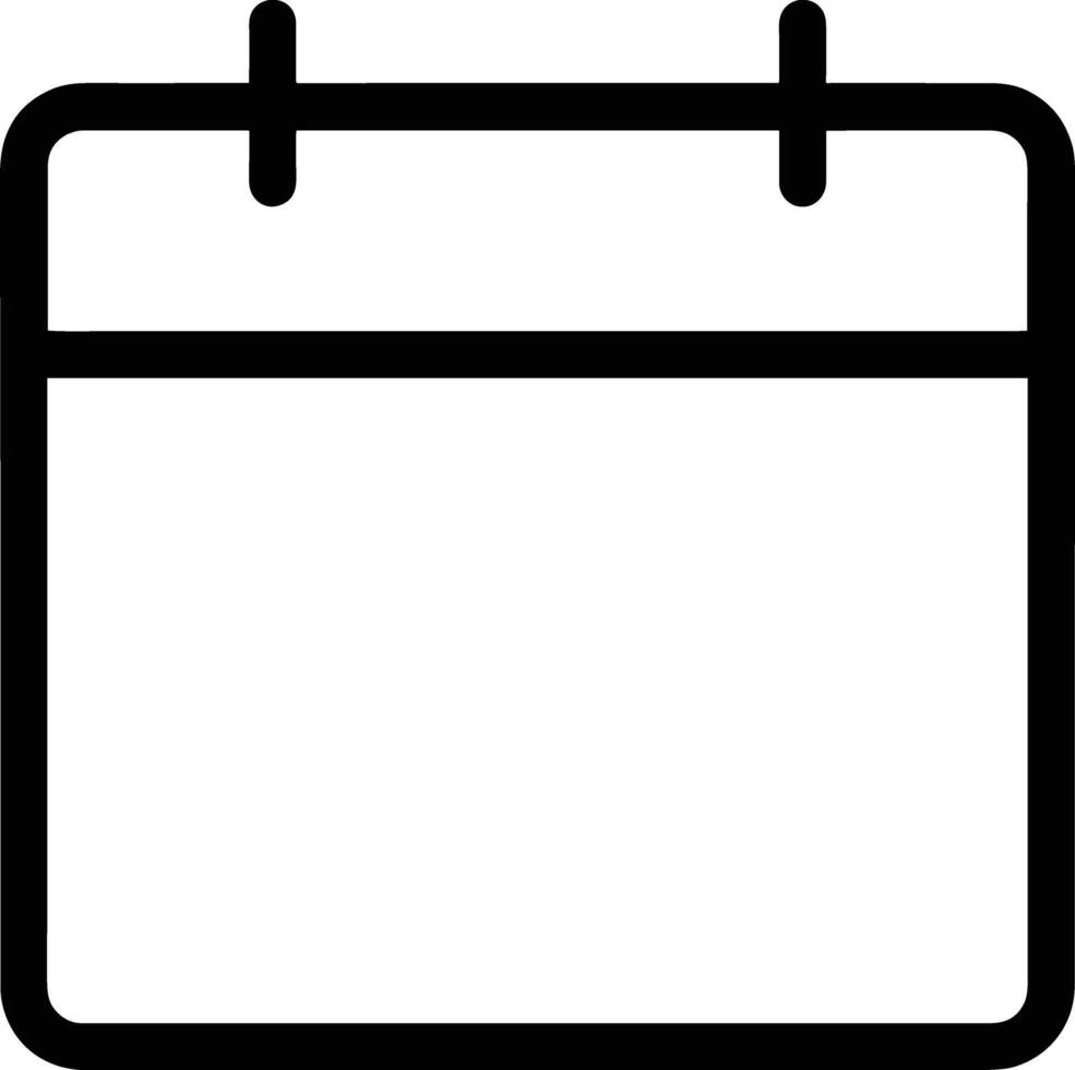 Calendar icon symbol image for schedule or appointment vector