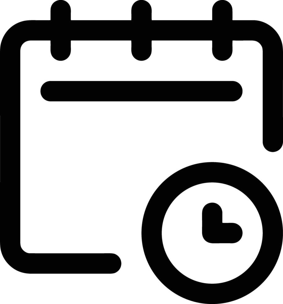 Calendar icon symbol image for schedule or appointment vector