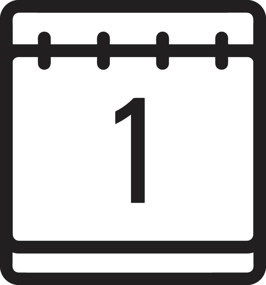 Calendar icon symbol image for schedule or appointment vector