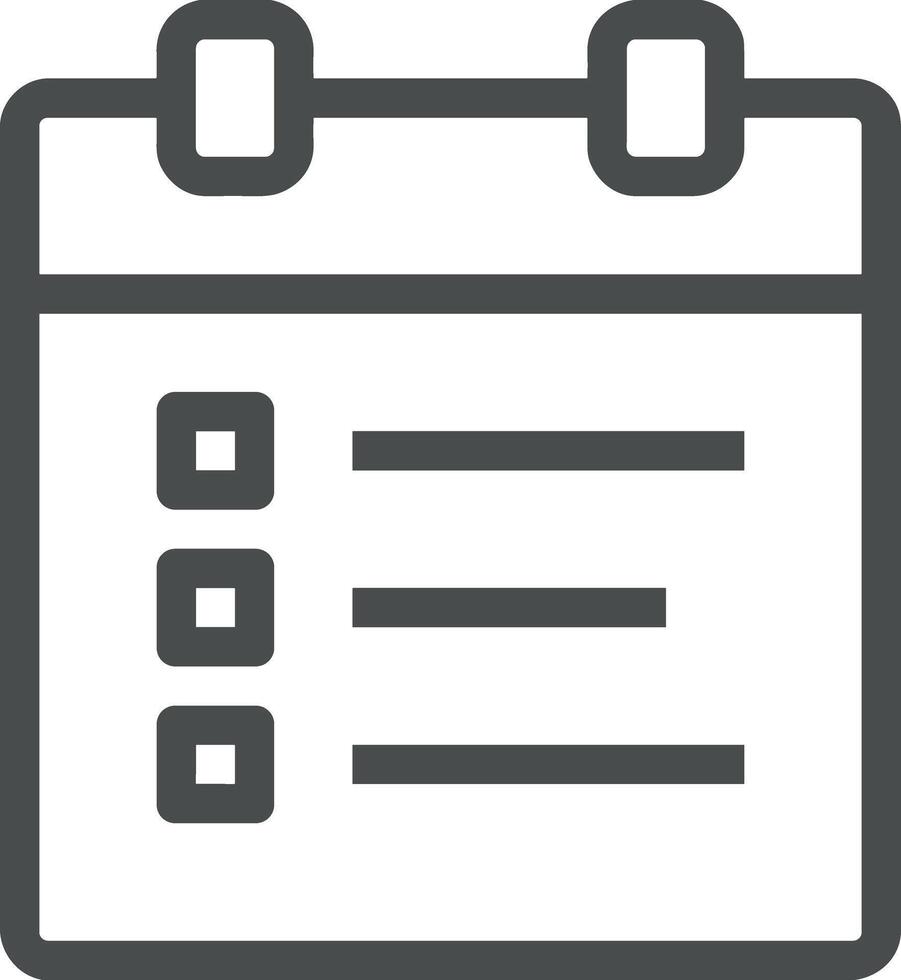 Calendar icon symbol image for schedule or appointment vector