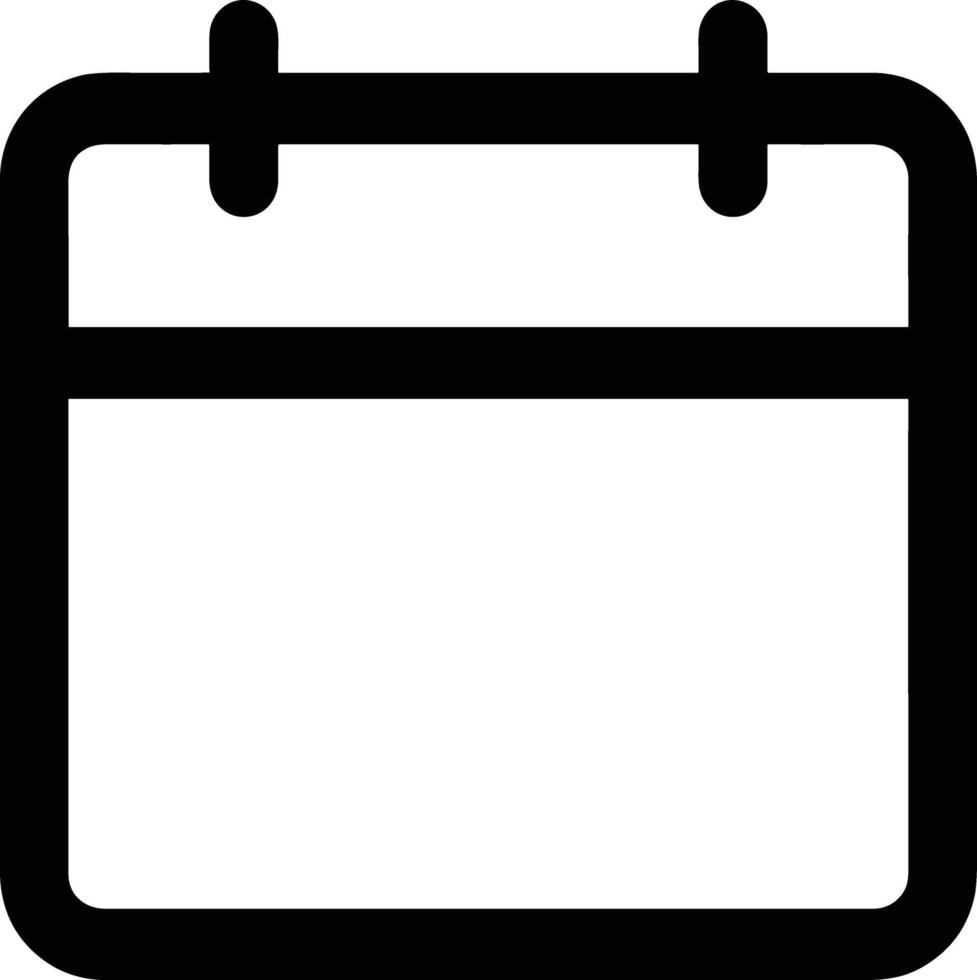 Calendar icon symbol image for schedule or appointment vector
